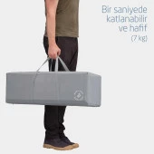 Maxi Cosi Swift 3'ü Bir Arada Beşik Seyahat Yatağı Oyun Parkı Beyond Grey Eco - 8