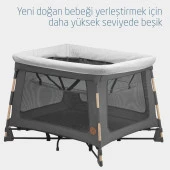 Maxi Cosi Swift 3'ü Bir Arada Beşik Seyahat Yatağı Oyun Parkı Beyond Graphite Eco - 5