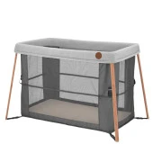 Maxi Cosi Iris 2 'si Bir Arada Anne Yanı Beşik ve Taşınabilir Çift Katlı Park Yatak Beyond Graphite Eco thumbnail 1