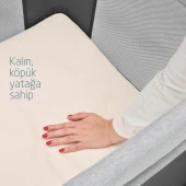 Maxi Cosi Iris 2 'si Bir Arada Anne Yanı Beşik ve Taşınabilir Çift Katlı Park Yatak Beyond Graphite Eco thumbnail 8