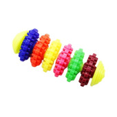 Zampa Plastik Renkli Fırdöndü Köpek Oyuncağı 12 x 4 cm - 1