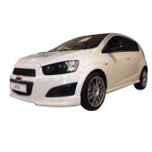 Chevrolet Aveo Hatchback için - Sedan 2012 Sonrası Yan Marşpiyel Seti (Plastik) thumbnail 1