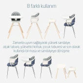 Maxi-Cosi Moa 8’i Bir Arada Çok Fonksiyonlu Mama Sandalyesi Yükseltici Tabure Yazı Masası Beyond White Eco - 2