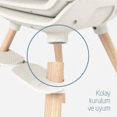 Maxi-Cosi Moa 8’i Bir Arada Çok Fonksiyonlu Mama Sandalyesi Yükseltici Tabure Yazı Masası Beyond White Eco - 10