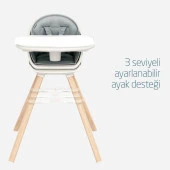 Maxi-Cosi Moa 8’i Bir Arada Çok Fonksiyonlu Mama Sandalyesi Yükseltici Tabure Yazı Masası Beyond White Eco - 11
