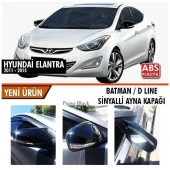 Hyundai Elantra 2011 için 2015 Batman Ayna Kapağı (Sinyalli ) - 1