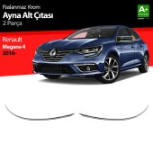 Renault Megane 4 için Krom Ayna Alt Çıtası 2 Parça 2016 Üzeri - 1