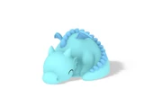 Dhink Silikon Gece Lambası Dragon Mavi - 1