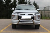 Mitsubishi L200 Ön için Koruma Krom FaceOff Chrome 2007-2014 Pst14 - 2