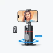 Torima P02 Profesyonel 360 Derece Gimbal Öz Çekim Telefon Sabitleyici Video Çekimi Siyah - 1