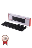 Torima TK-02 Kablolu Standart Q Klavye Siyah - 1
