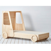 Arabalı Yatak Montessori Yatak Çocuk ve Bebek Odası Karyola Beşik - 4