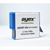 Ayex AHDBT-801 Batarya, GoPro Hero 8, 7, 6, 5 Uyumlu - 7