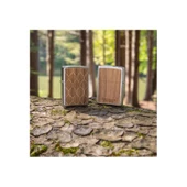 Zippo Çakmak 49708 Woodchuck Usa Walnut Leaves - 3