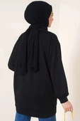 İki İplik Düz Tunik Siyah thumbnail 3