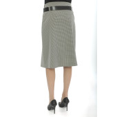 SORALLİNE KADIN OFİS ETEK 722 DESENLİ YEŞİL - 3