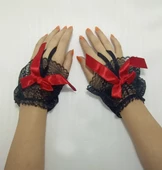 ASM1289YKadın Siyah Dantel El Bilekliği Gelinlik Aksesuarı - 6