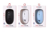 Torima TM-12 Ergonomik Rgb Işıklı Kablosuz Beyaz Optik Mouse thumbnail 2