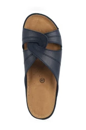 İncim ® | Hera Kadın Lacivert Rahat Ortopedik Konfor Anatomik Hafif Taban Ev ve Günlük Terlik thumbnail 4