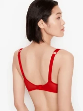 Victorias Secret Kırmızı Shine Strap Dantelli Sütyen thumbnail 2