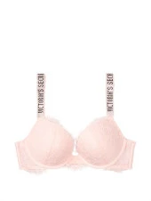 Victorias Secret Rose Shine Strap Dantelli Sütyen - 3