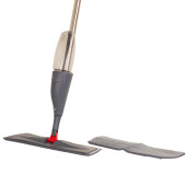 Porsima 13279 Deterjan Püskürtmeli 360 Derece Dönebilen Sprey Mop Yedek Bezli Temizlik Paspası - 130 Cm - 2