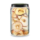 Elma Kurusu Kırmızı Tatlı Elma Bi Kavanoz 660 cc. Cam Kavanozda Saf Katkısız Kuru Elma Dried Apples - 1