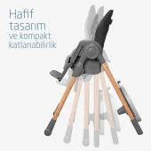 Maxi-Cosi Minla 6'Sı Bir Arada Ahşap Görünümlü Mama Sandalyesi Beyond Graphite Eco thumbnail 4