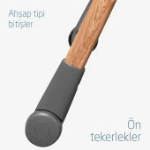 Maxi-Cosi Minla 6'Sı Bir Arada Ahşap Görünümlü Mama Sandalyesi Beyond Graphite Eco thumbnail 9