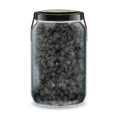 Siyah Dut Kurusu Bi Kavanoz 660 cc. Cam Kavanozda Katkısız Kurutulmuş Karadut Dried Black Mulberry thumbnail 1