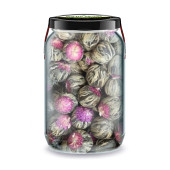 Top Yasemin Çayı Bi Kavanoz 660 Cc. Cam Kavanozda Saf Katkısız Suda Açılan Yasemin Çayı Jasmie Tea - 1