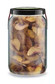Şeftali Kurusu Bi Kavanoz 660 cc. Cam Kavanozda Katkısız Yaprak Dilim Kurutulmuş Şeftali Dried Peach - 1