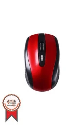 Torima TM-08 Kablosuz Yan Tuşlu Kırmızı Optik Mouse - 1