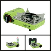Uyguna-Yakala Ck-506 Yeşil Tekli Çantalı Mini Portatif Ocak Orcamp-YKT.171 thumbnail 1