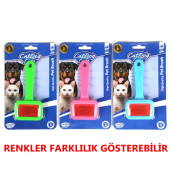 Kedi ve Köpek İçin Telli Fırça Tarak S Boy 5x12 cm - Kedi Köpek Tarağı - 1