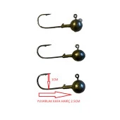 Captain Jig Head No:1 İğne 5gr Zoka (3 Adet) - 1