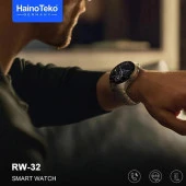 Haino Teko RW32 Watch 4 Pro Curved Amoled Ekran Android İos HarmonyOs Uyumlu Akıllı Saat Siyah - 5