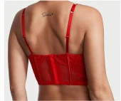 Victorias Secret Işıltılı Push up(Destekli) Büstiyer - 2