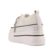 Kadın Yüksek Taban Transparan Bayez Sneakers - 5