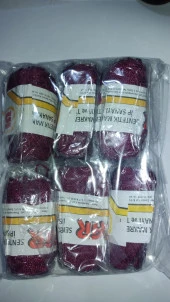 BAYAR MAKROME İPİ 6lı-BORDO - 1