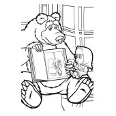 Maşa ile Koca Ayı Boyama Kitap Seti (2 Kitap) - 5