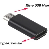 Elektronikucuz Type-C Micro USB Çevirici Typec Micro USB Dönüştürücü Typec Dişi Micro USB Erkek Çevirici Type-c Dişi Micro USB Erkek Çevirici Type-C to Micro Usb - 10