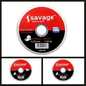 Uyguna-Yakala 0,16 Mm 100 Mt Savage Hayalet Makara Misina-MİS.128 thumbnail 1