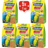5 adet Vitakraft Menü Muhabbet Yemi 1000 gr Skt: 05/2025 - 1
