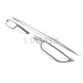 Volkswagen T-Roc Makyajlı için Krom Egzoz Görünümü Difüzör 3 Parça. 2021 Üzeri thumbnail 3