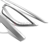 Volkswagen T-Roc Makyajlı için Krom Egzoz Görünümü Difüzör 3 Parça. 2021 Üzeri thumbnail 4