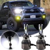 LED Far Ampulü için Çift Renk Sarı/Beyaz H4-36W-4800Lm-12V / Laam492-1 thumbnail 3