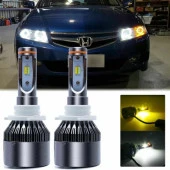 LED Far Ampulü için Çift Renk Sarı/Beyaz H8-36W-4800Lm-12V / Laam495-1 thumbnail 2