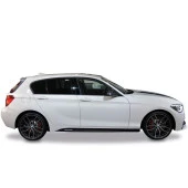 Bmw 1 Serisi için F20 2012 Sonrası M Performance Marşpiyel Altı Lip (Plastik) - 1