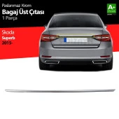 Skoda Superb Krom için Bagaj Çıtası 2015 Üzeri thumbnail 1